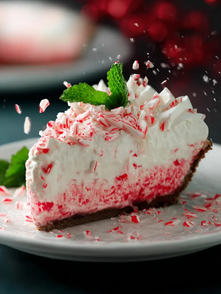 No Bake Peppermint Pie First Image