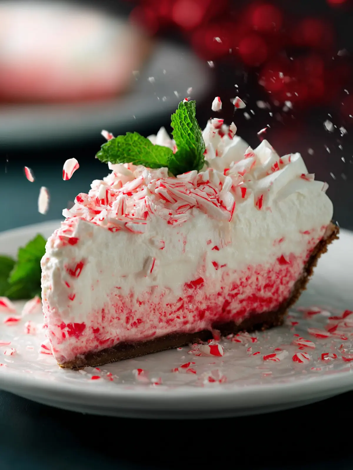No Bake Peppermint Pie First Image