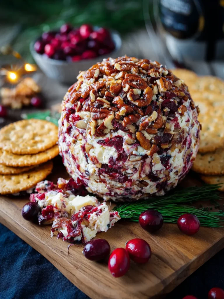 Cranberry Pecan Cheese Ball First Image