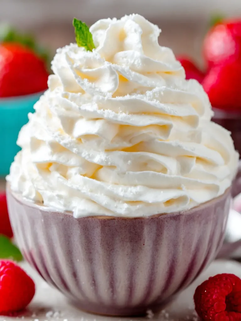 Stabilized Whipped Cream First Image