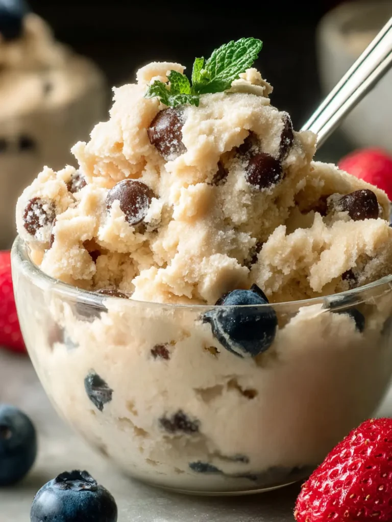 Guilt-Free Cottage Cheese Edible Cookie Dough Recipe First Image