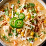 Creamy Green Chicken Enchilada Soup First Image