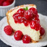 Raspberry Vanilla Custard Pudding Pie First Image