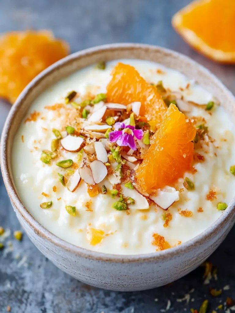 Orange Kheer Recipe (Bengali Komola Kheer) First Image