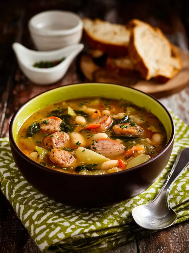 White Bean Sausage Soup First Image