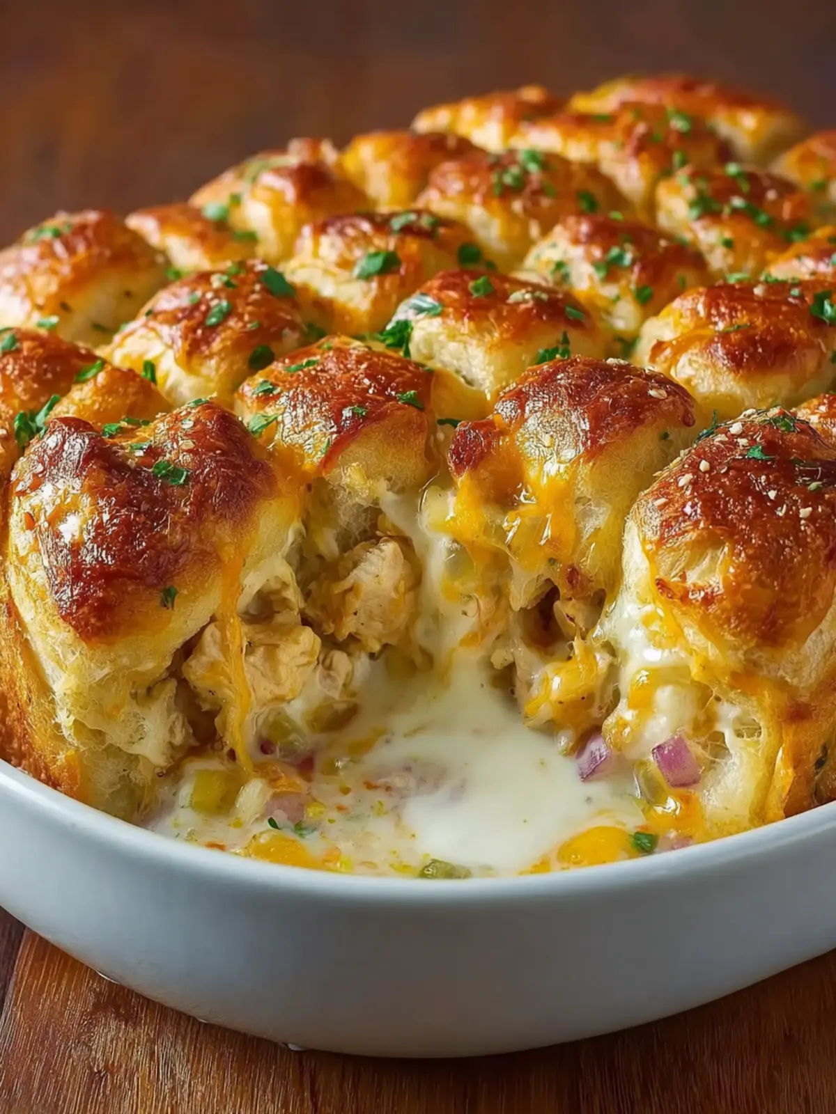 Chicken Crescent Roll Casserole First Image