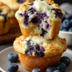 Irresistible Blueberry Cottage Cheese Muffins Recipe First Image