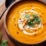 Roasted Curried Squash and Carrot Soup with Coconut Milk First Image