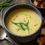 Healthy Luscious Potato Leek Soup First Image