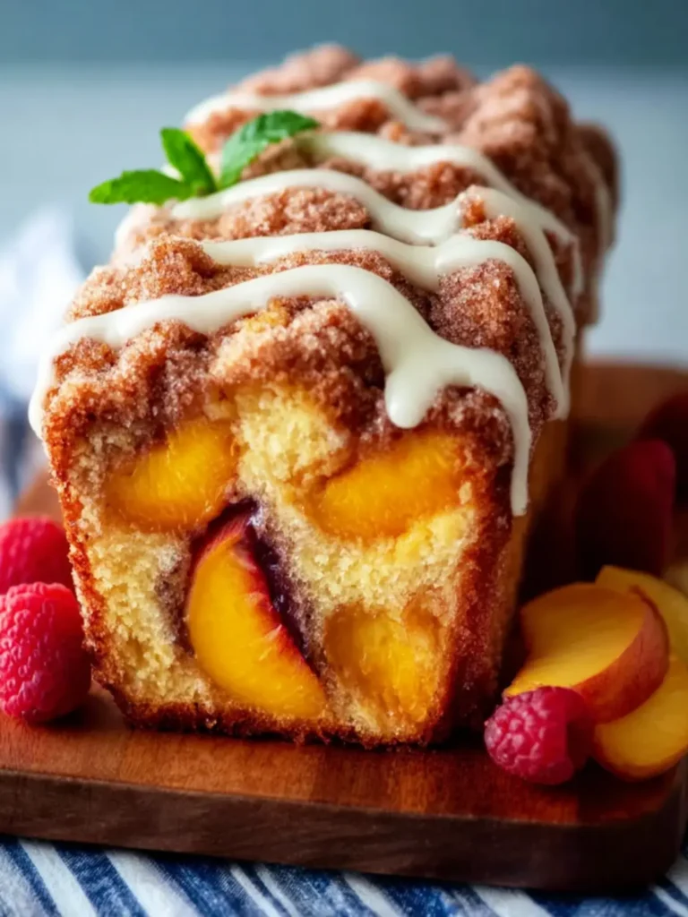 Cinnamon Peach Bread First Image