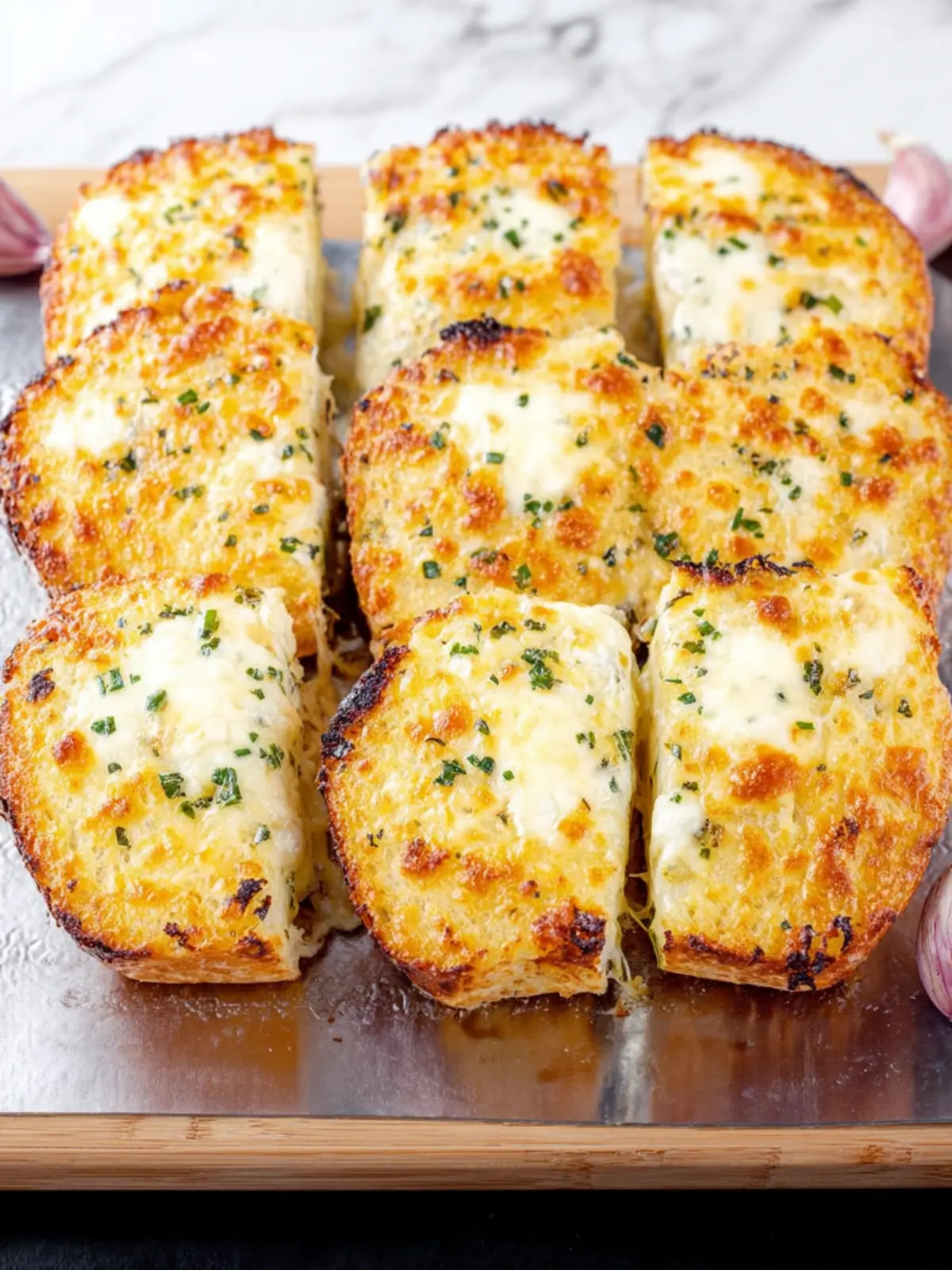 Garlic Cheese Bread Recipe First Image