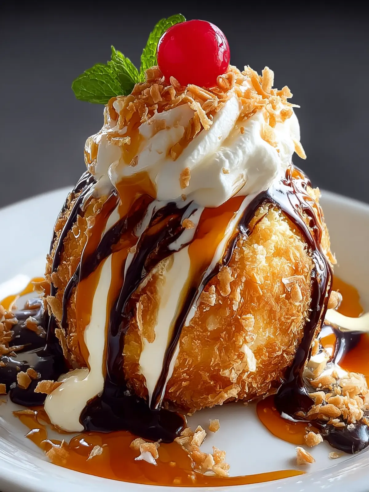 Fried Ice Cream – Crispy, Creamy & Easy Dessert Recipe First Image