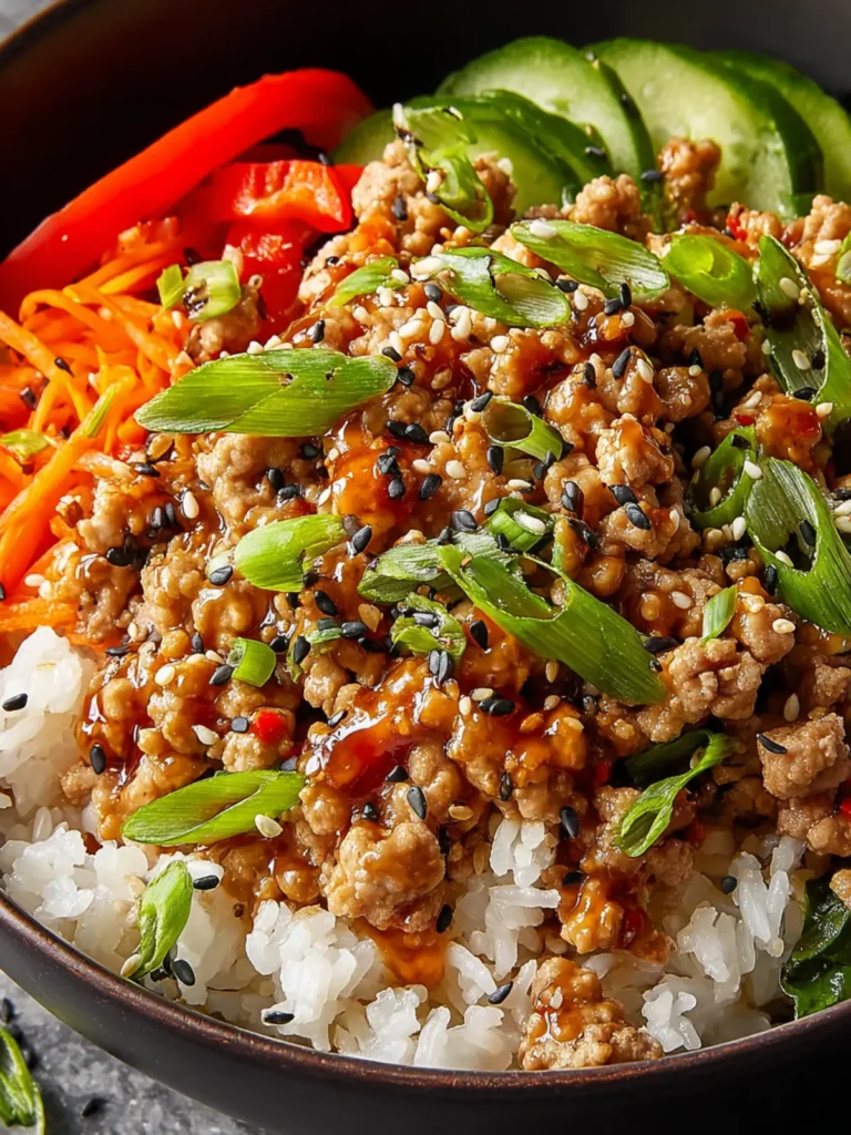 Irresistible Ground Turkey Teriyaki Rice Bowls Recipe First Image