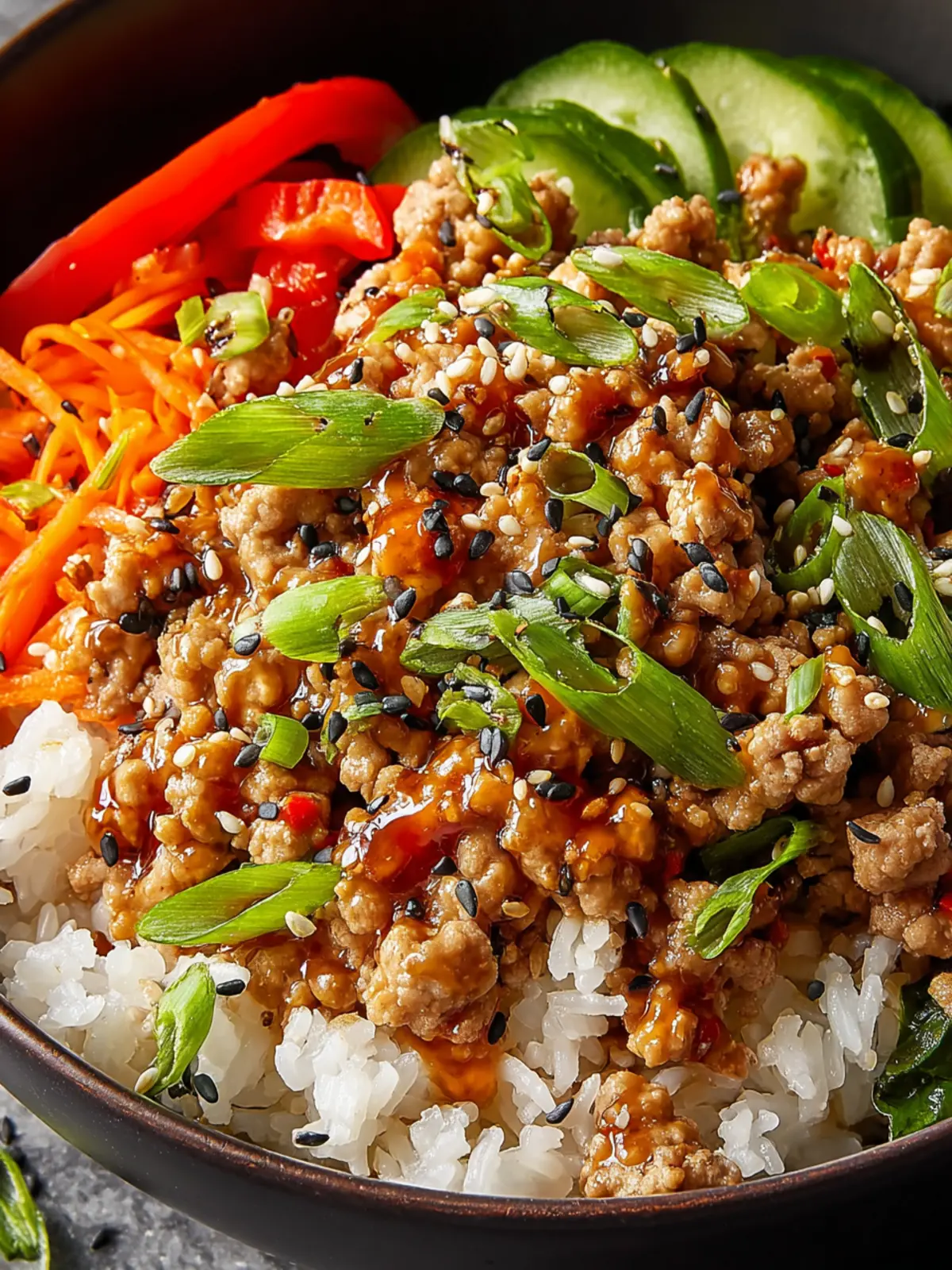 Irresistible Ground Turkey Teriyaki Rice Bowls Recipe First Image