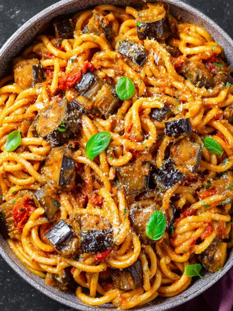 Creamy Eggplant Pasta First Image