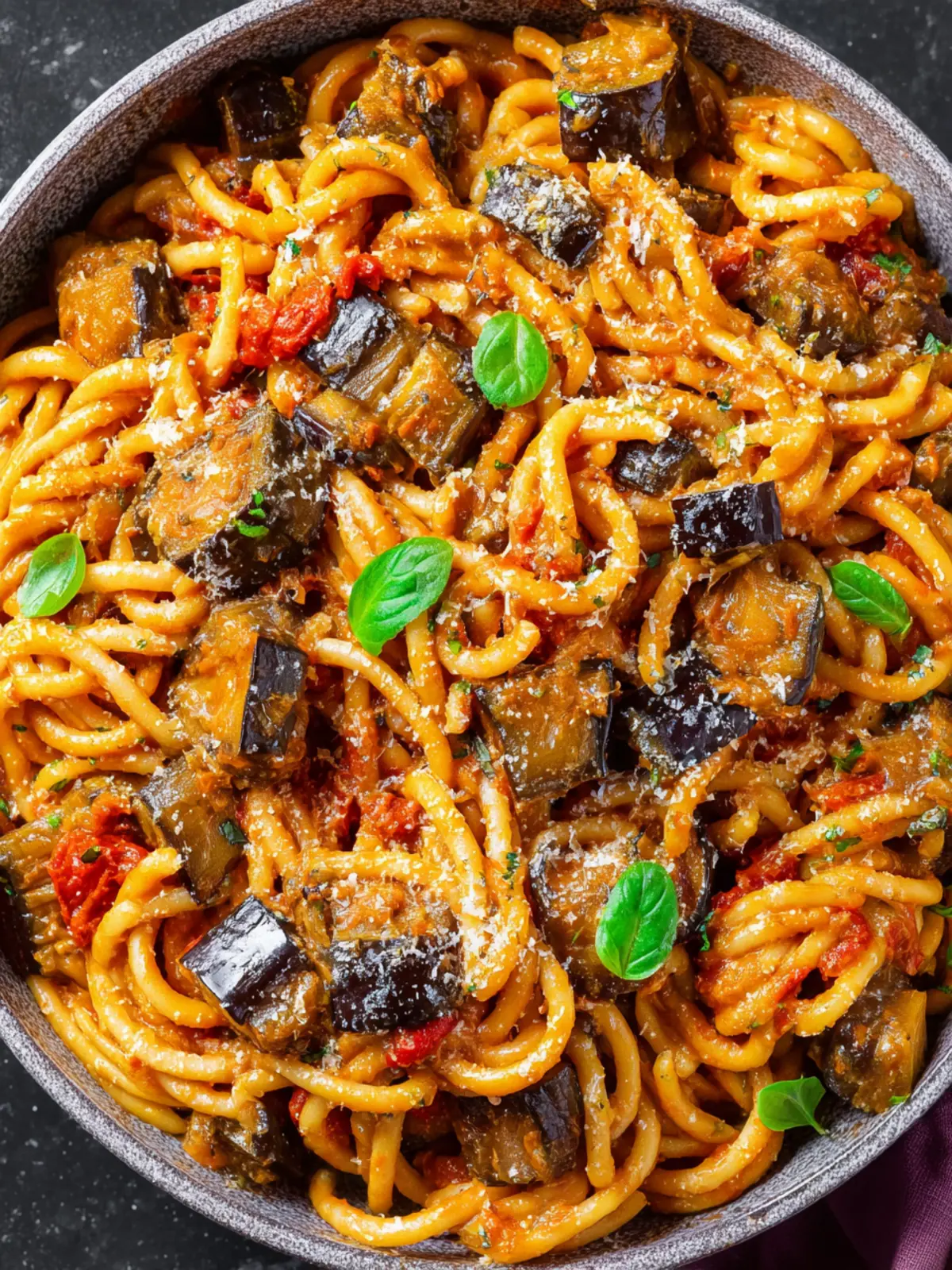 Creamy Eggplant Pasta First Image