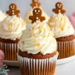 Christmas Gingerbread Cupcakes First Image