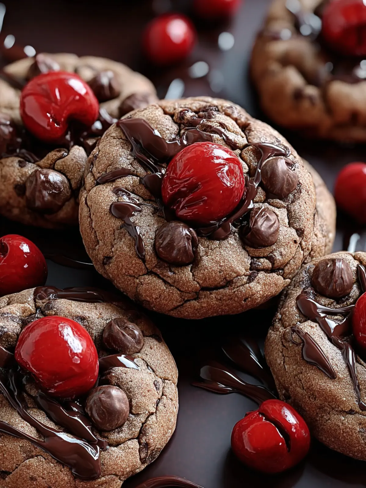 Irresistible Chocolate Cherry Cookies Recipe for Bliss First Image