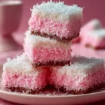 Pink Coconut Snowball Cake Bars: A Sweet Treat First Image