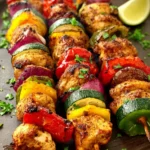 Air Fryer Chicken Kebabs First Image