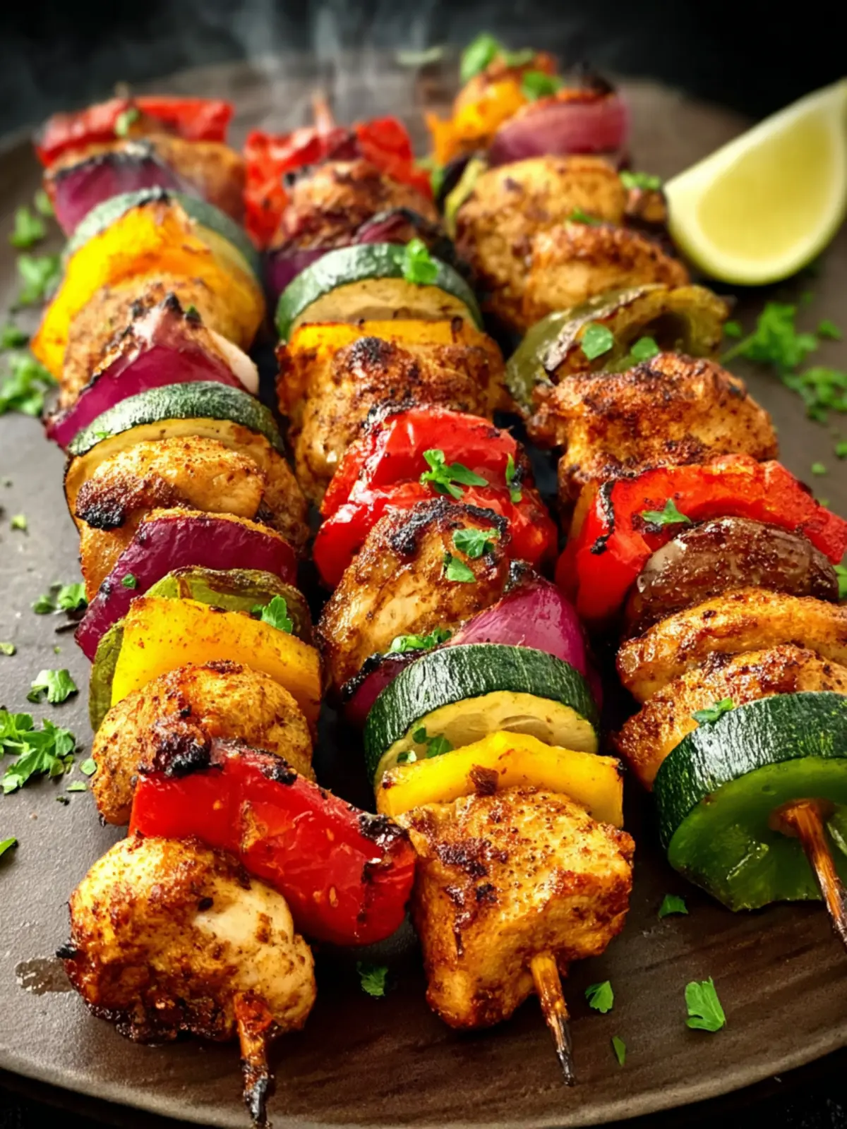 Air Fryer Chicken Kebabs First Image