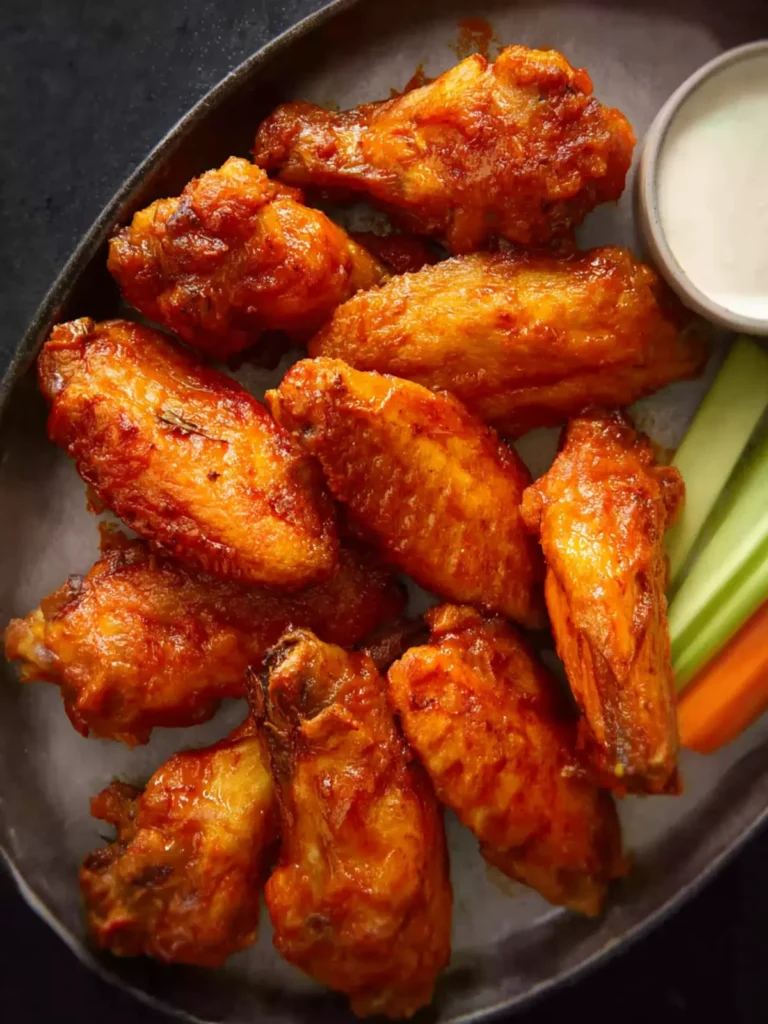 Air Fryer Honey Buffalo Wings First Image