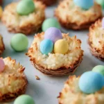 Coconut Macaroon Easter Nests First Image