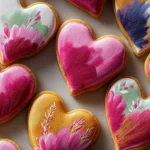 Delightful Painted Sugar Cookie Hearts for Every Occasion First Image