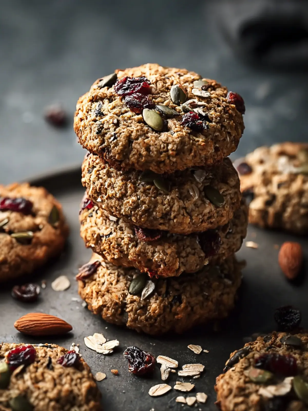 Healthy Vegan Breakfast Cookies First Image