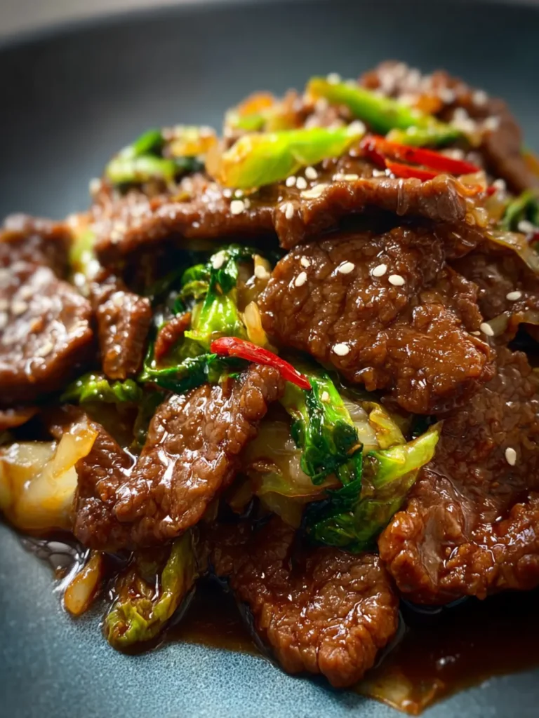 Low-Carb Mongolian Beef and Cabbage: 5 Irresistible Steps First Image