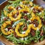 Roasted Delicata Squash Salad with Arugula & Dates First Image