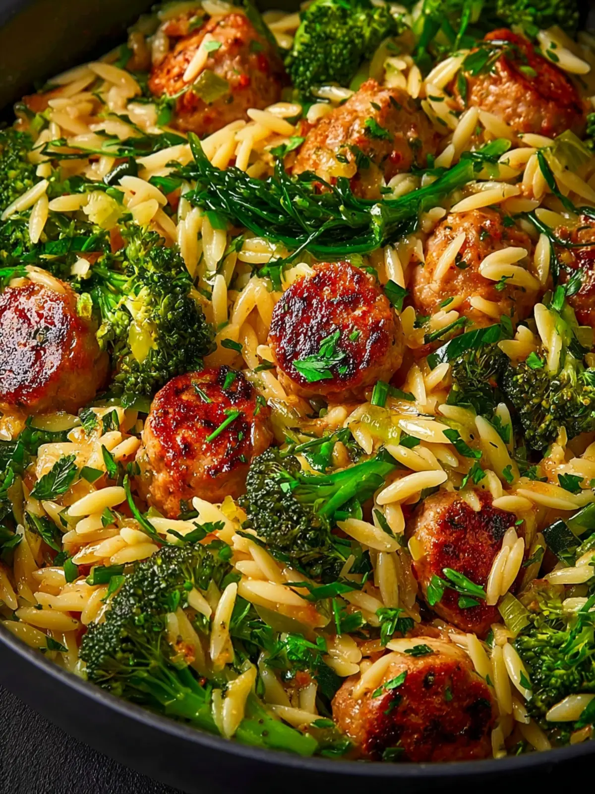 Sausage Broccoli Orzo First Image