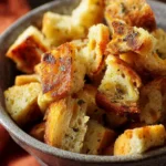 Small Batch Homemade Croutons First Image