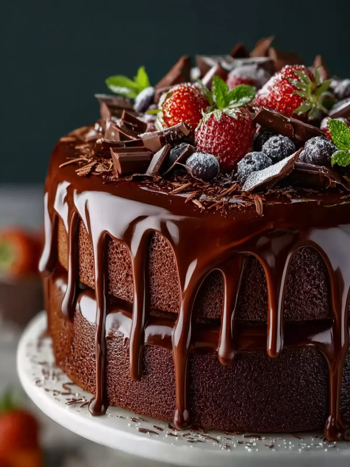 Ultimate Chocolate Ganache Cake First Image