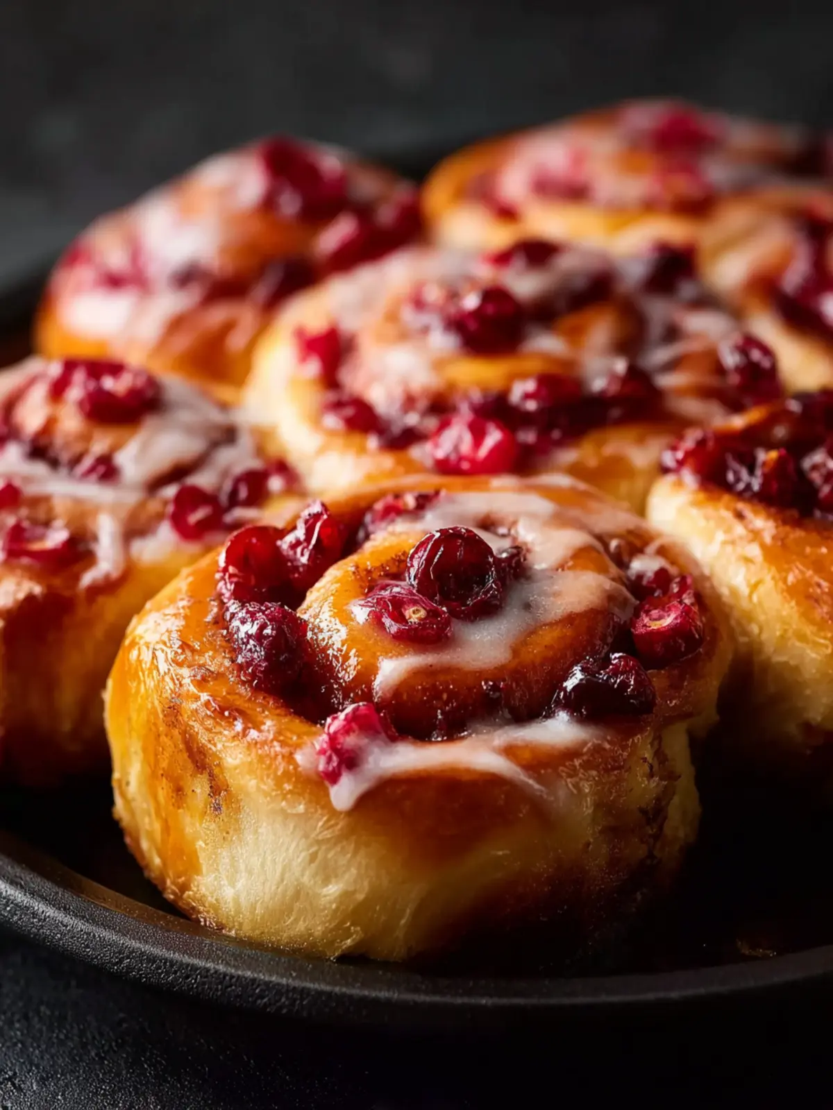 Cranberry Orange Sweet Rolls First Image