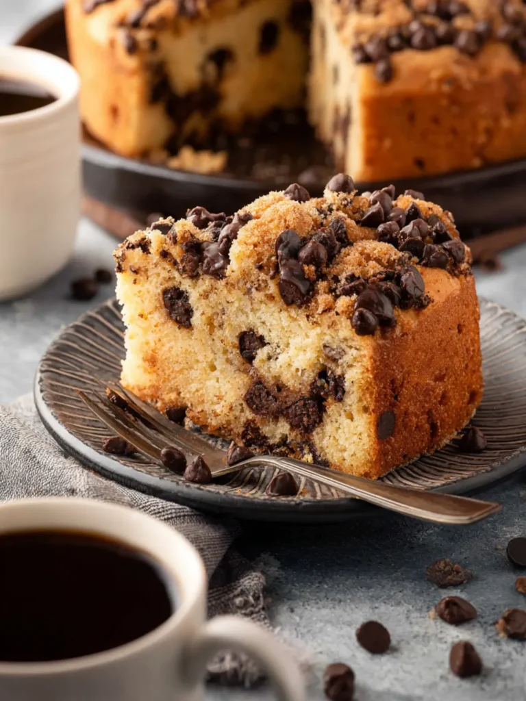 Chocolate Chip Coffee Cake First Image