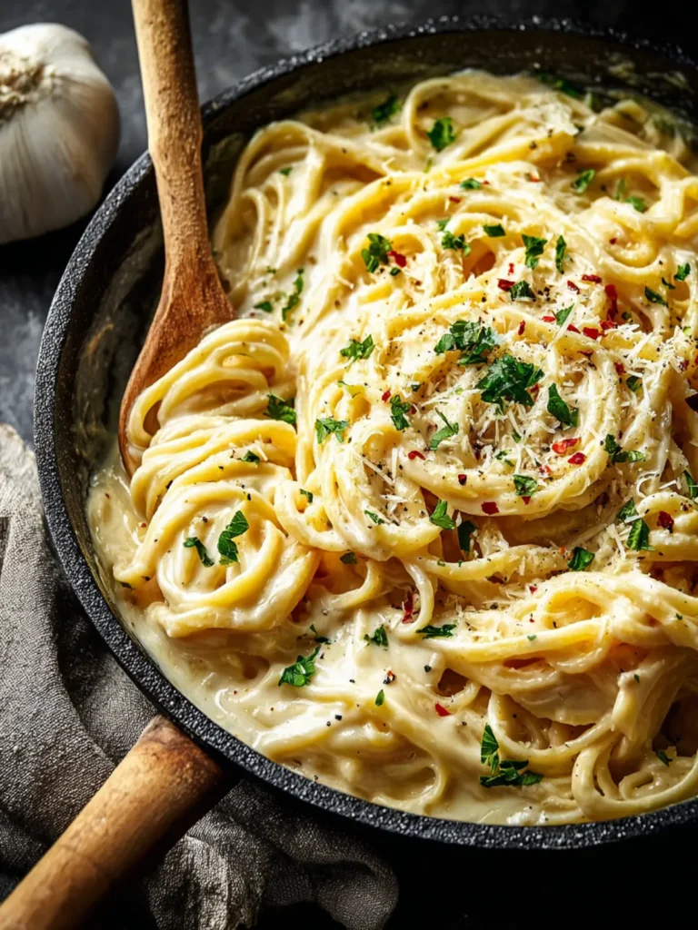 Creamy Garlic Parmesan Pasta: A Cozy Dinner Delight First Image