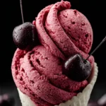 Healthy Cherry Greek Frozen Yogurt First Image
