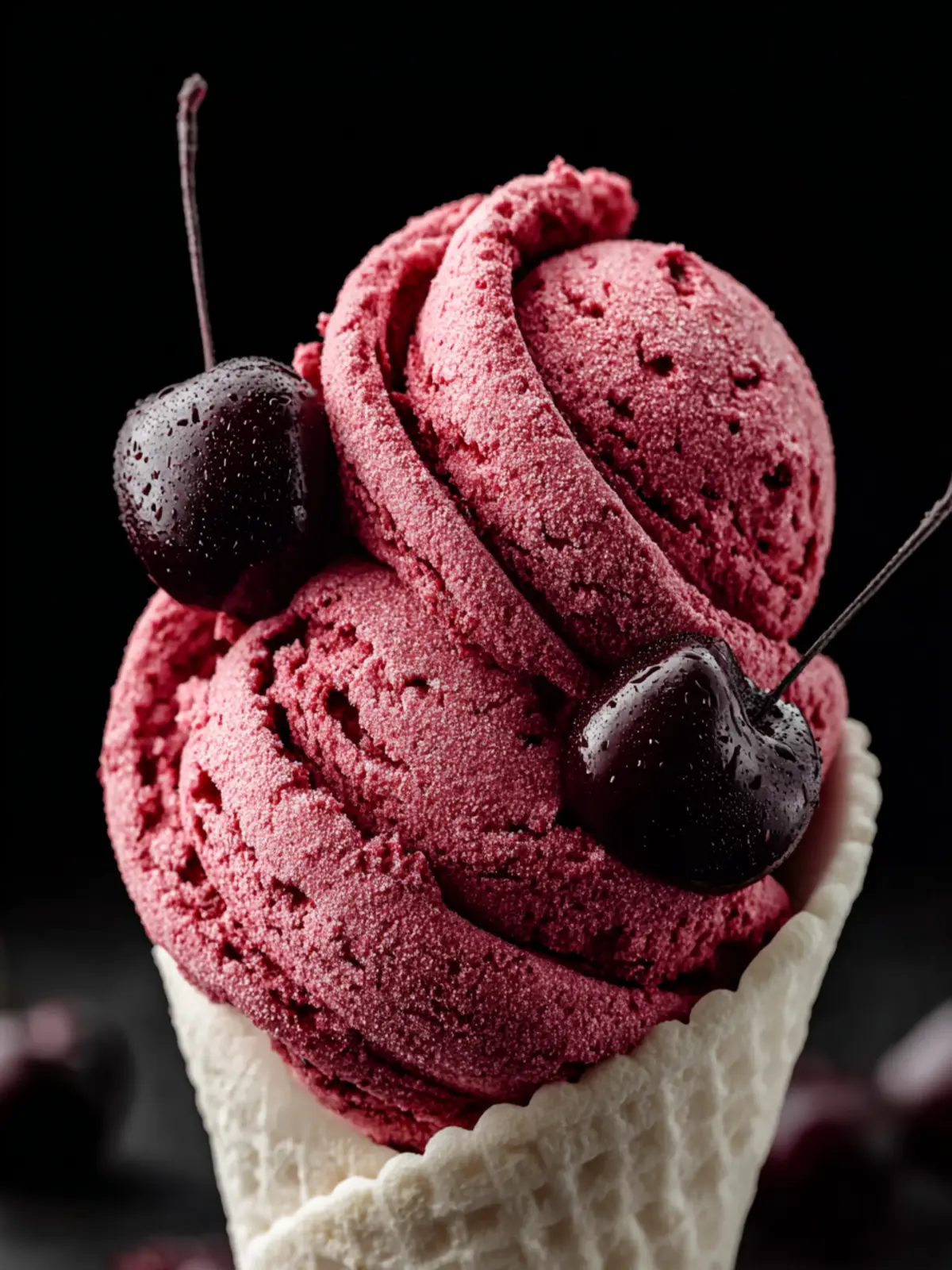 Healthy Cherry Greek Frozen Yogurt First Image