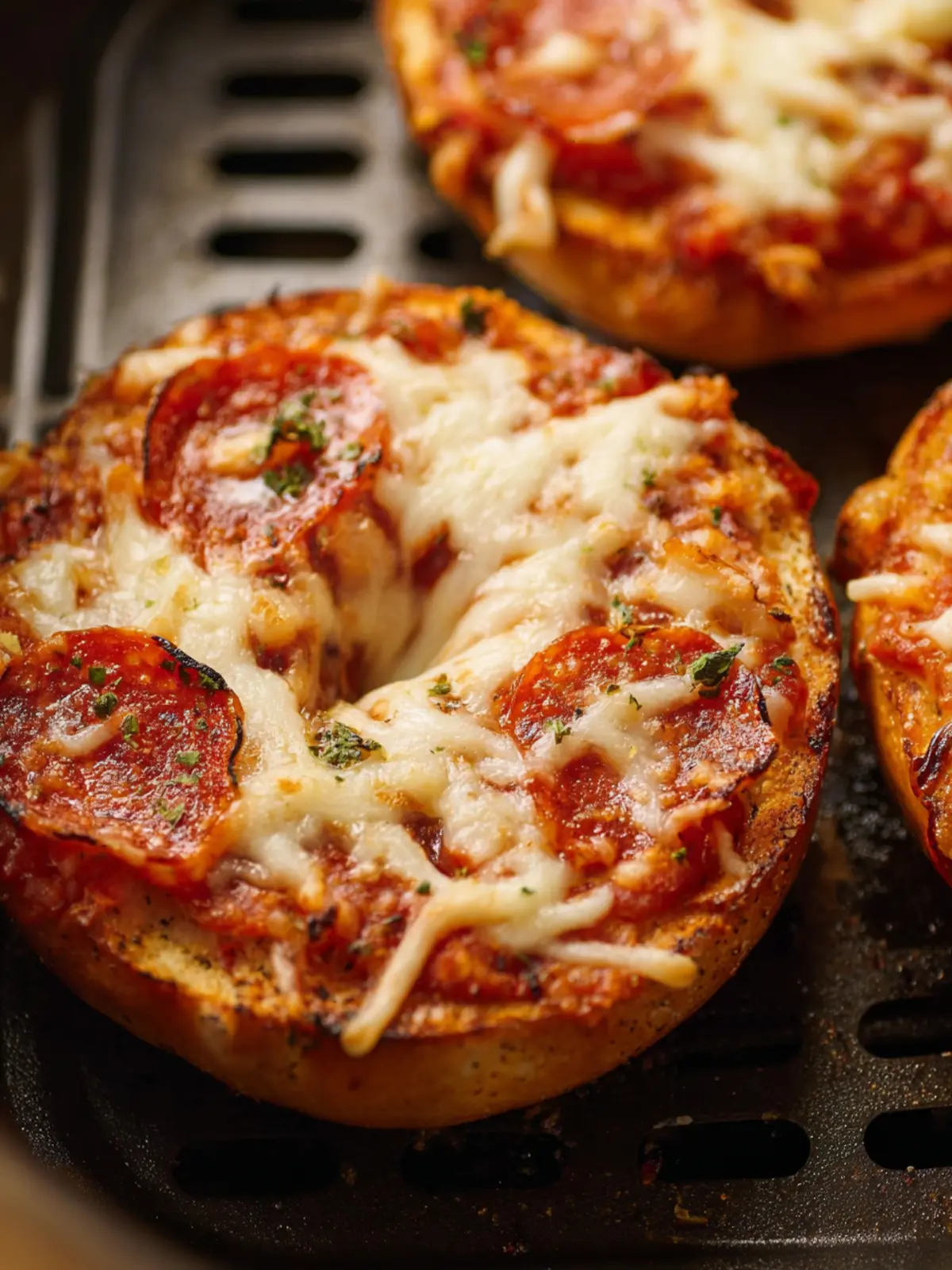 Air Fryer Pizza Bagels First Image