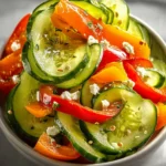 Cucumber Sweet Pepper Salad First Image