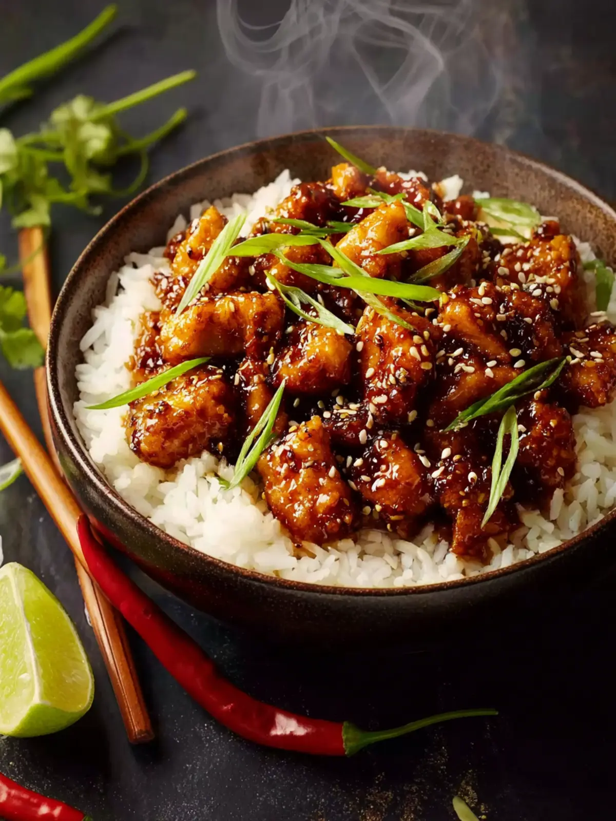 Healthy Sesame Chicken First Image