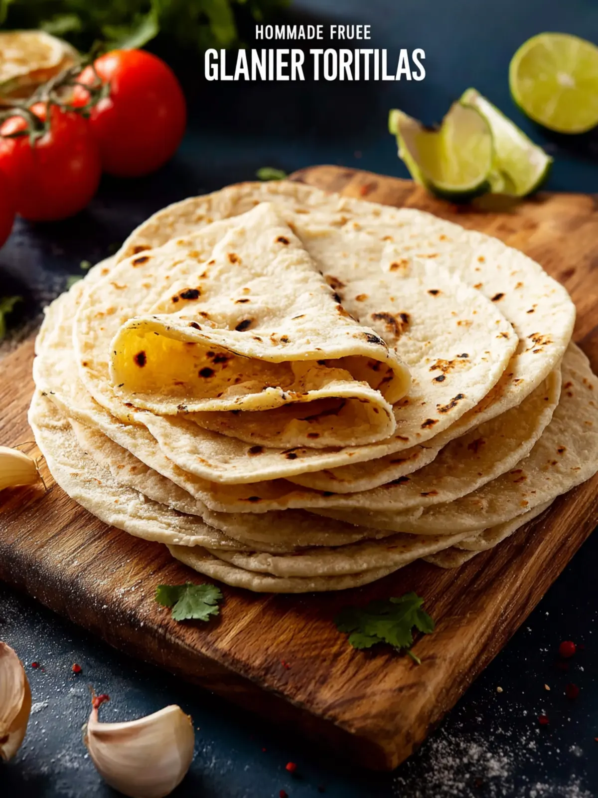 Homemade Gluten Free Flour Tortillas First Image