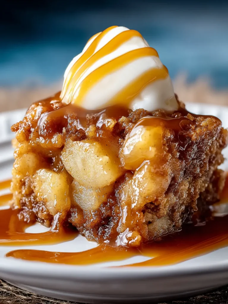 Irresistible Crockpot Caramel Apple Dump Cake Recipe First Image