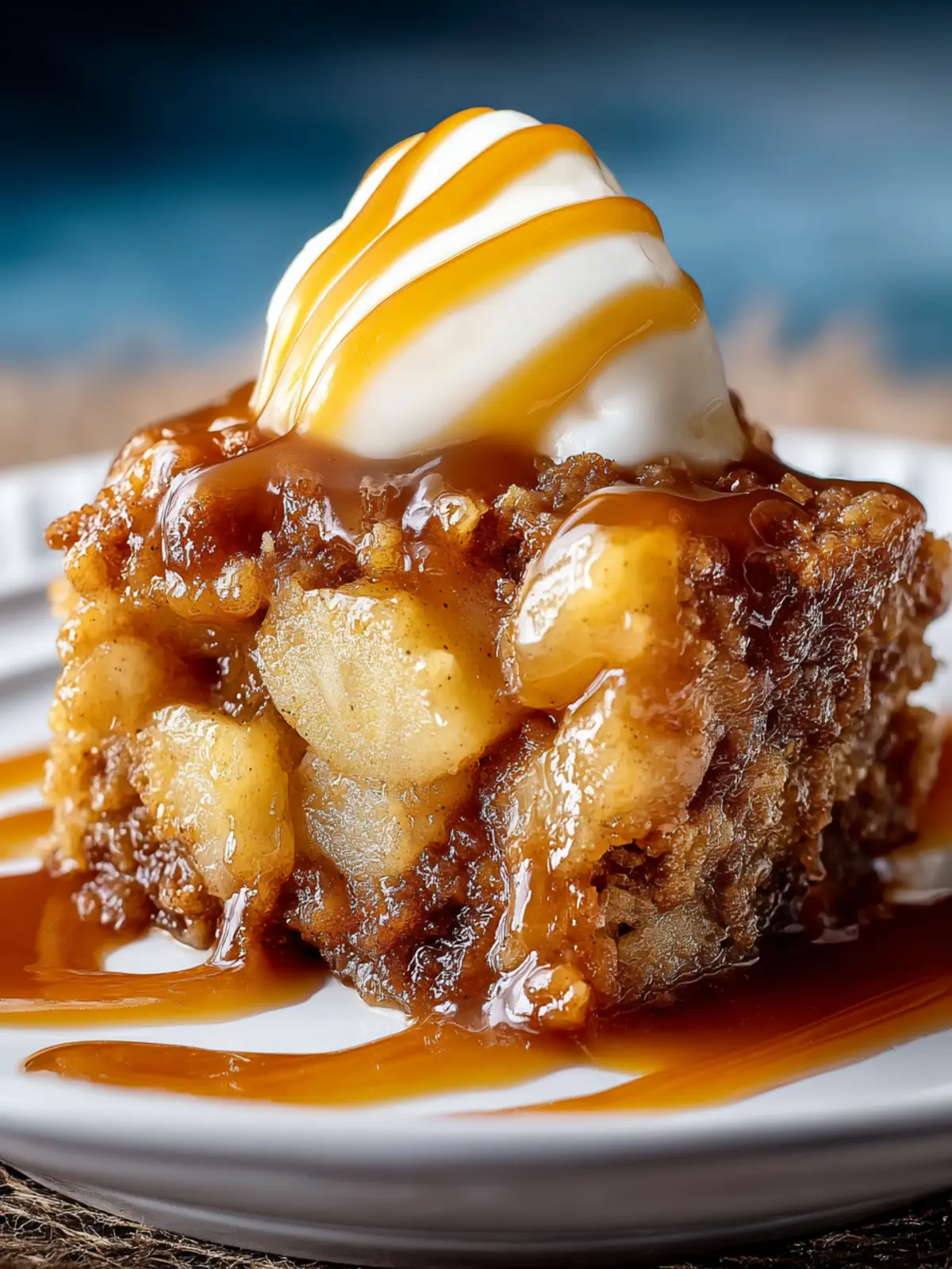 Irresistible Crockpot Caramel Apple Dump Cake Recipe First Image