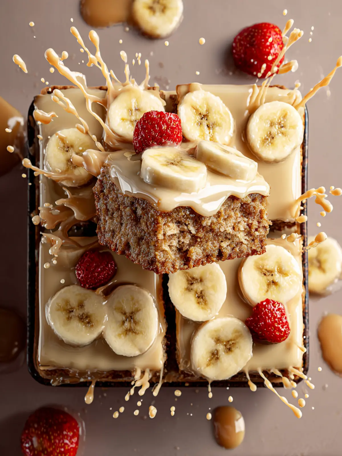 Irresistible Maple Frosted Banana Bread Bars Recipe First Image