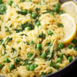 Lemon Orzo with Peas First Image