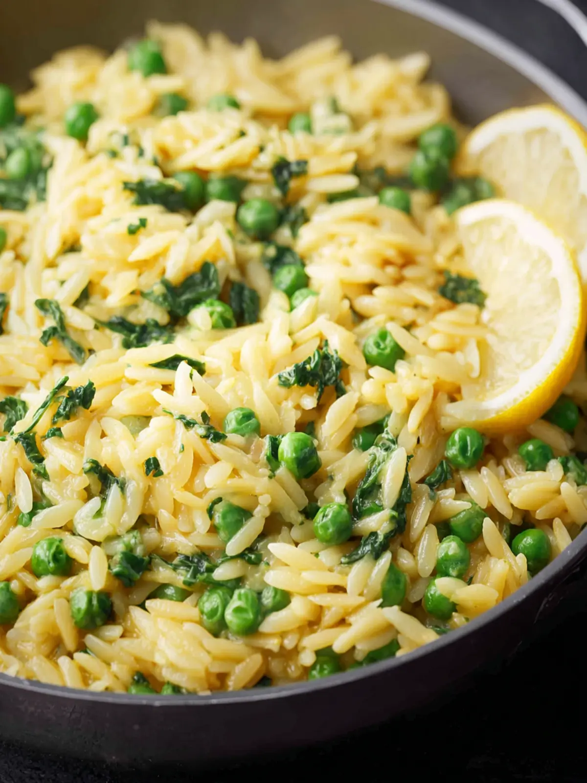 Lemon Orzo with Peas First Image