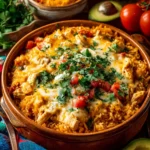 One Pot Cheesy Chicken & Enchilada Rice First Image