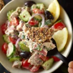 Quick Mediterranean Tuna Salad with No Mayo (Healthy) First Image